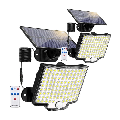 Refletor Solar 106 LED's - Sensor de Movimento