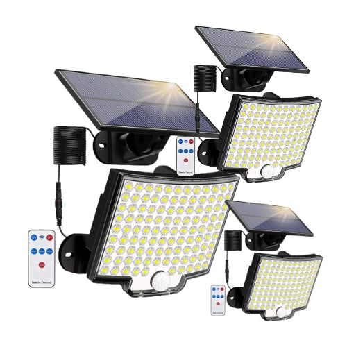 Refletor Solar 106 LED's - Sensor de Movimento