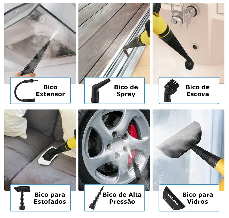 Limpador a Vapor Portátil MasterClean - 1000W