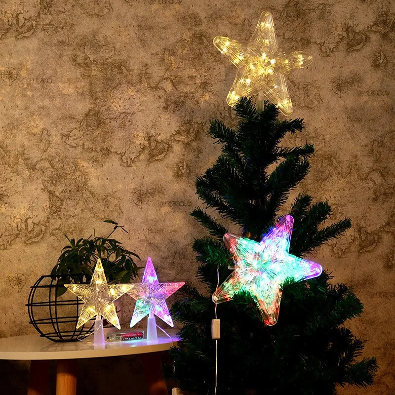 Estrela Natal LED Decorativa - 15/23cm