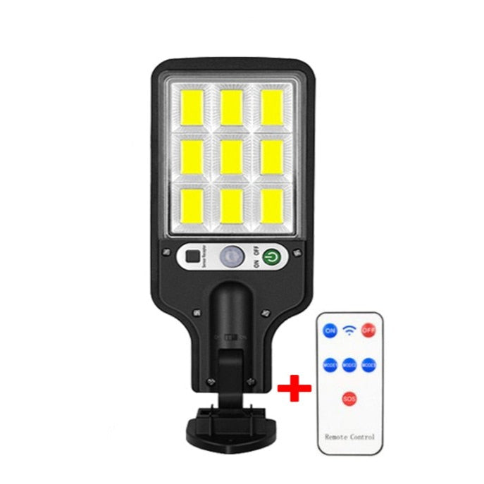 Luz Solar LED 2500W - Impermeável c/ Controle Remoto